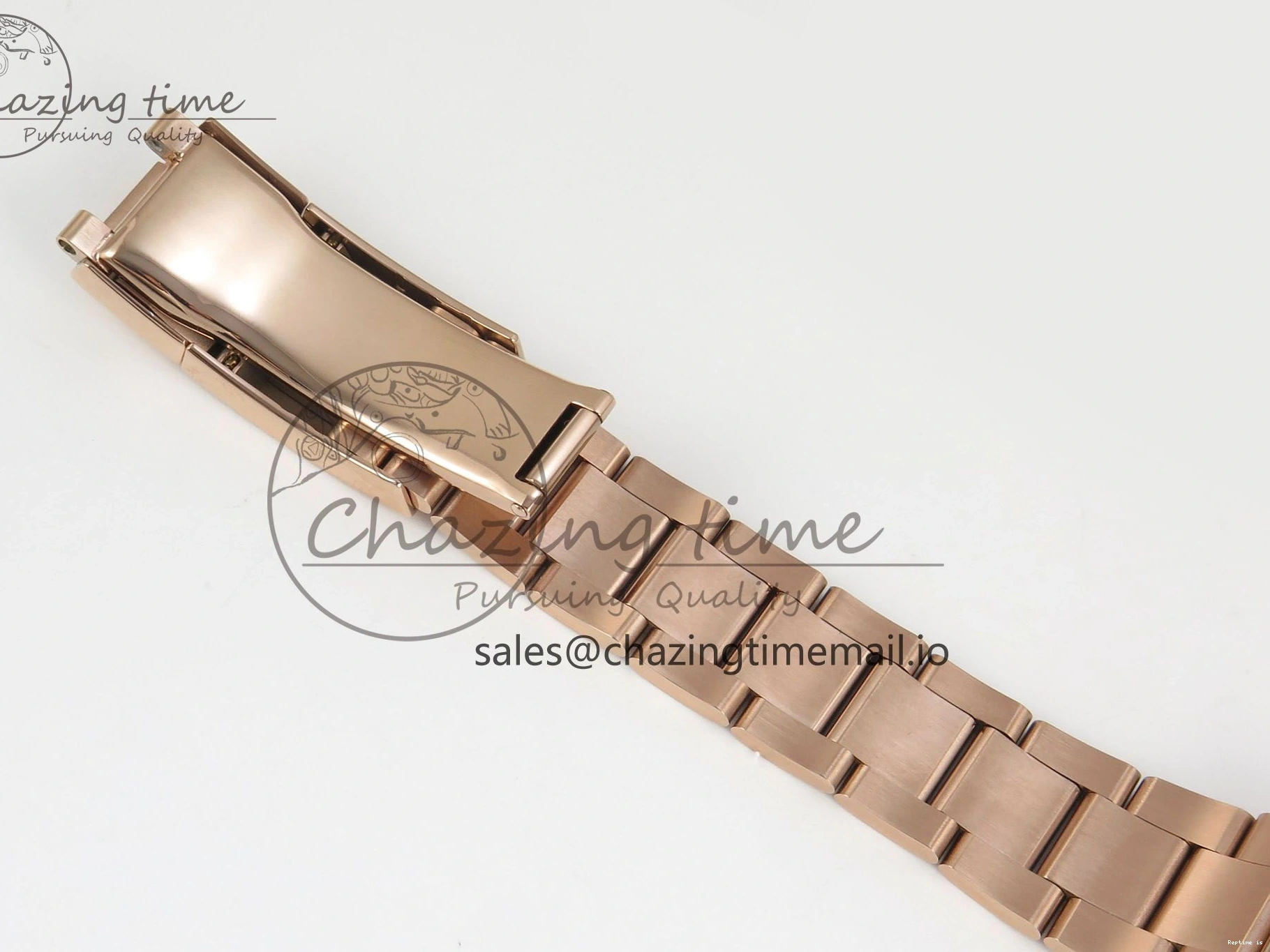 1227 TechFriendly Daytona 126505 RG QF 1:1 Best Edition RG Black Dial Crystal Markers On RG Bracelet SH4131 V6 (Gain Weight) 303